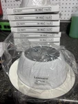 Luminaire Lu30-70 6 In White Recessed Incandescent Trim - Lot 9. Fixed Price $3.99.
