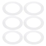 6pcs White Matte Translucent Plastic Rings For Goof, 4.5 " Id 6.3 Od. Fixed Price $14.66.