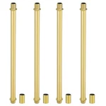 For Straight Pipe Lamp Stems Rod Kit M10 200mm With Gold Nut 4 Pieces. Fixed Price $15.42.