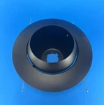 2 Elco El18b 6" Eyeball Trim Black. Fixed Price $34.98.