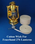 Feuerhand 276 Lantern Cotton Wick 3 Meters Red Stripe Free Shipping Worldwide. Fixed Price $19.99.