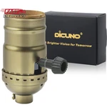 Dicuno Ul Listed 3-way Lamp Socket Replacement, E26 Standard Threaded Base Light. Fixed Price $10.33.