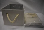 Storageworks Closet Organizers Rectangle Bins With Cotton Rope Handles Pack Of 3. Fixed Price $9.89.
