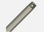 Hunter 12" Polished Nickel Extension Downrod For 10 Ft. Ceilings. Fixed Price $15.79.