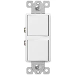 Enerlites Double Paddle Rocker Combination Decorator Switch, Ground Terminal,.... Fixed Price $22.39.