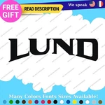 Fits Lund Boats Stickers Vinyl Decals Vintage Fishing Marine Bass Hunter Carpet. Fixed Price $9.36.
