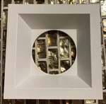 Dmf Lighting Drd2tsjsqwh Square Frame Round On Beveled Trim Insert White. Fixed Price $11.99.