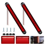 Czjcgd 10 Inch 15 Led Red Trailer Tail Brake Light Bar 2 Pack 10in. Fixed Price $13.73.