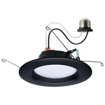 Satco 9w Led Downlight Retrofit 5-6" Cct Selectable, Black - S11835r1. Fixed Price $29.99.