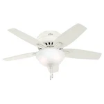 New Hunter Newsome Ceiling Fan 42" Fresh White. Fixed Price $149.99.