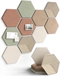 Fluxynara Hexagon Cork Board Alternative For Walls Decor-10-pack Felt Bulletin B. Fixed Price $49.99.