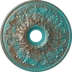 Ekena Millwork Cm23ascgs Ashley Ceiling Medallion Copper Green Patina. Fixed Price $153.89.