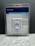 New Sealed Westinghouse Universal Ceiling Fan Wall Control 4-speed #77872. Fixed Price $16.99.