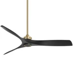 Minka Aire Aviation 60" Ceiling Fan Soft Brass & Coal (f853-sbr/cl). Fixed Price $399.00.