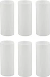Set Of 6, 3 Inch Tall White Plastic Candle Covers Sleeves Chandelier Socket Cove. Fixed Price $10.91.