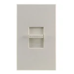 Lutron Nf-10-la Nova Fluorescent Slide Dimmer, Single-pole, 8a, 120v, Lt Almond. Fixed Price $91.60.