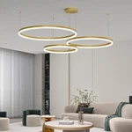 Mikeru Modern Led 3 Ring Chandelier Light, Ceiling Pendant Light Fixtures With R. Fixed Price $117.99.