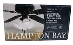Hampton Bay Gazelle 4-light Led Natural Iron Universal Ceiling Fan Light Kit. Fixed Price $46.95.