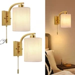 Lightess Wall Sconces With Pull Chain,vintage Hardwired Cord Light Fix. Fixed Price $60.91.