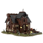 Moc Modular Medieval Hunter's Hut House Wilderness Building Set 1404 Pcs. Fixed Price $202.01.