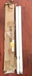 Hunter Fan Lot Of 2 Ceiling Downrod, 3/4" Dia, 24" L, Steel, White 25138 New. Fixed Price $42.00.
