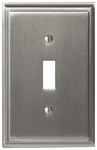 Amerock 1906958 Nickel Mulholland Single Toggle Switch Plate. Fixed Price $17.24.