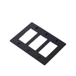 Buster + Punch Npl-023587 Wall Plates Triple Rocker Switch Outlet - Black. Fixed Price $89.00.