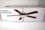 Minkaaire F656l-orb Oil Rubbed Bronze 52" 5 Blade Led 3 Speed Indoor Ceiling Fan. Fixed Price $119.99.