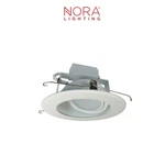 Nora Lighting Nlcbc-66927x Cobalt Adjustable 6" Led - Matte Powder. Fixed Price $43.99.