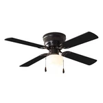 Mainstays Indoor Hugger Ceiling Fan Light Reverse Airflow 42 Inch Blades Modern. Fixed Price $61.40.