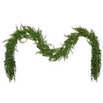 1pcs9ft Artificial Christmas Garland With Dragon Cypress, Festive Holiday Dec.... Fixed Price $37.41.