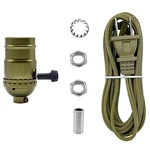 Lamp Light Kit, Antique Brass Repair Or Rewiring Table 3 Anti. Fixed Price $17.86.