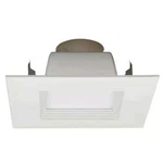 Electrix 6" Square White Retrofit Fixed Flood Led Light Sdwr6ff22. Fixed Price $10.00.