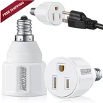 3 Prong Light Bulb Socket Adapter, Polarized Outlet, To Plug.... Fixed Price $14.16.