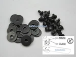 Casablanca Ceiling Fan Black Center Style Blade Screws Genuine (40 Pcs). Fixed Price $20.00.