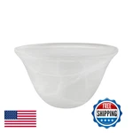Aspen Creative 23510-11alabaster Replacement Glass Shade For Medium Base Socket. Fixed Price $72.48.