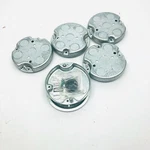 Lot Of 5 Hubbell Raco Cat-295-1 Electrical Round Box Pan 1/2 Deep Ceiling. Fixed Price $50.95.
