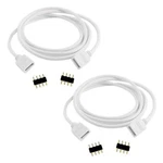 2pcs 1m 3.3ft Rgb Led Strip Extension Cable 4 Pin Tape Cord Ri. Fixed Price $11.23.