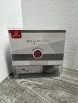 Globe Plug-in Pendant Fabric Light Cord 8' Black/white 18/3 Gauge Svt 300v. Fixed Price $12.99.