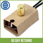 Zing Ear Ze-03se Lamp Inline Rotary Dial Light Dimmer Switch W/ Photocell. Fixed Price $18.95.