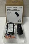 Hampton Bay Universal 3-function Ceiling Fan Remote Control - New. Fixed Price $21.95.