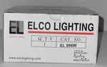 Elco Lighting El996w 4 Shower Trim With Round Drop Lens, White. Fixed Price $18.98.
