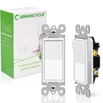 Greencycle Single Pole Rocker Light Switch,paddle Switch Pole, 2. Fixed Price $14.76.