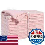 Joymoop Microfiber Cleaning Cloths 11.8x11.8 Pink Reusable Kitchen Towels 18 Pac. Fixed Price $49.31.