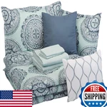 Retailer Basics 10-piece Bed-in-a-bag Comforter Set Soft Lightweight Microfiber. Fixed Price $127.20.
