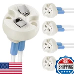 Dicuno G4 Gu5.3 Bi-pin Ceramic Base Socket Mr16 Bulb Mr11 Halogen. Fixed Price $9.96.