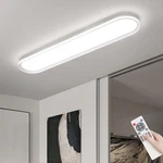 Adisun Modern Led Ceiling Light Dimmable Linear 39.4in Semi Flush. Fixed Price $125.50.