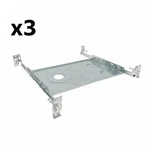 3 X Nora Lighting Nf-r124 Universal New Construction Frame-in For Iolite Can Les. Fixed Price $16.39.