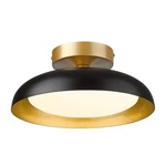 Kudos 12" Led Flush Mount Light Fixture, Black & Gold, 12w/1200lm, 3-color Temp. Fixed Price $106.99.