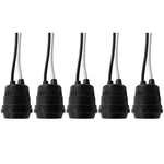 Lamps Base 5pcs Waterproof Black Pigtail Lamp Socket 250v 6a. Fixed Price $14.92.